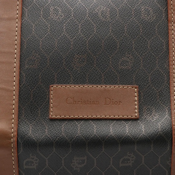 Christian Dior Monogram Honeycomb Canvas Boston Bag - Picture 3 of 10